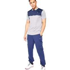 11 Degrees Men's Taped Zip Golf Polo Shirt