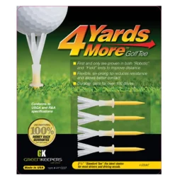 4 Yards More Standard Golf Tees - 4 Pack