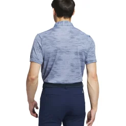 adidas Golf Men's Ultimate365 Textured Stripe Golf Polo Shirt