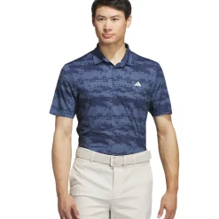 adidas Golf Ultimate365 HEAT.RDY Stripe Golf Polo Shirt