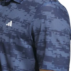 adidas Golf Ultimate365 HEAT.RDY Stripe Golf Polo Shirt
