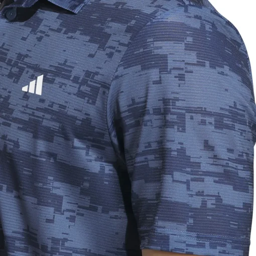 adidas Golf Ultimate365 HEAT.RDY Stripe Golf Polo Shirt