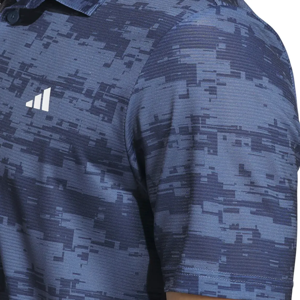 adidas Golf Ultimate365 HEAT.RDY Stripe Golf Polo Shirt