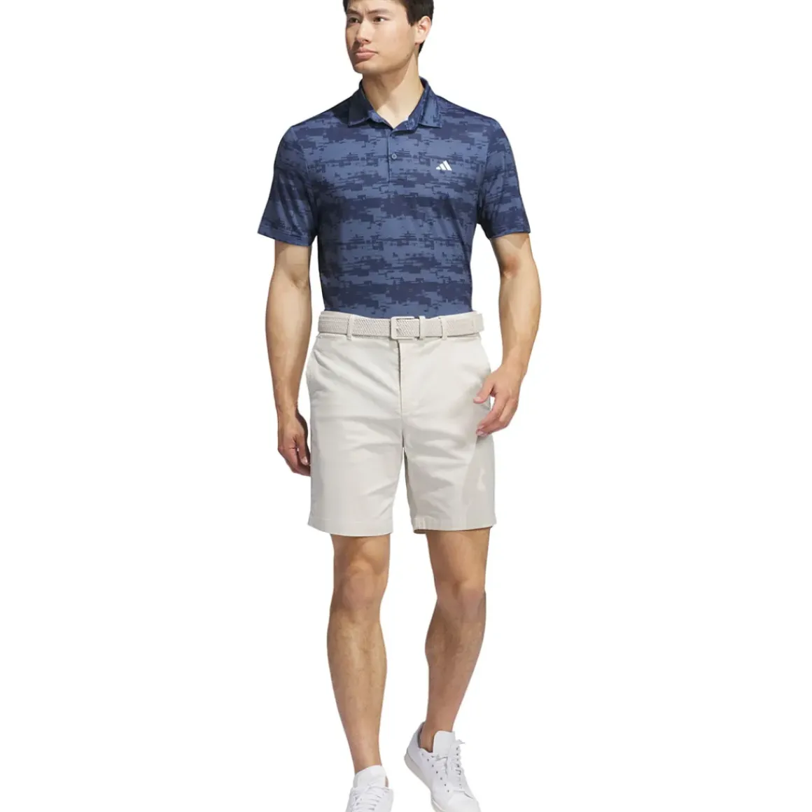 adidas Golf Ultimate365 HEAT.RDY Stripe Golf Polo Shirt