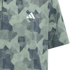 adidas Junior Printed Scripted Golf Polo Shirt