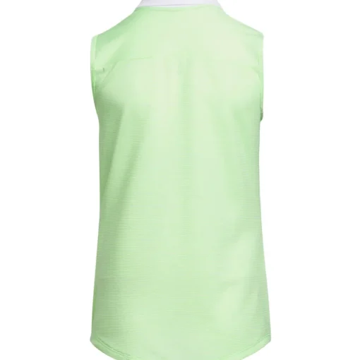 adidas Junior Sleeveless Golf Polo Shirt
