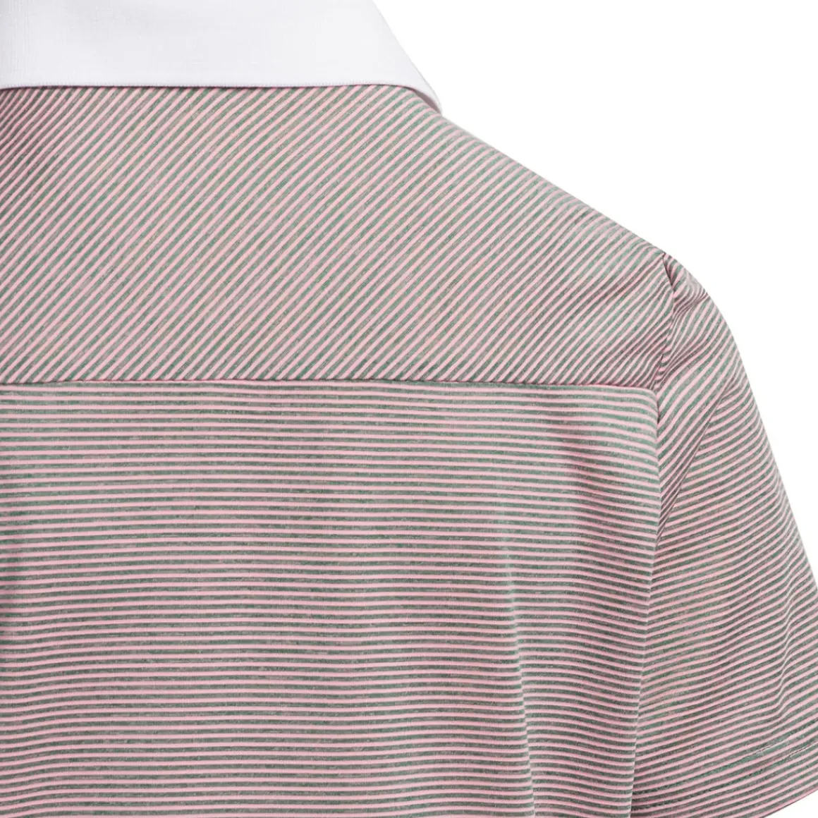 adidas Junior Striped Golf Polo Shirt