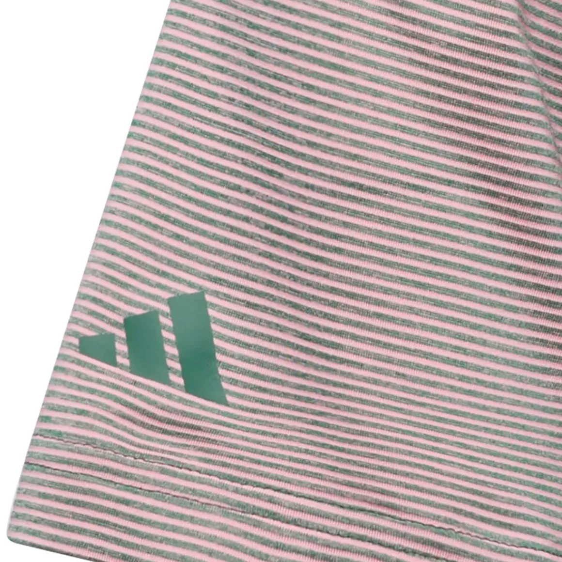 adidas Junior Striped Golf Polo Shirt