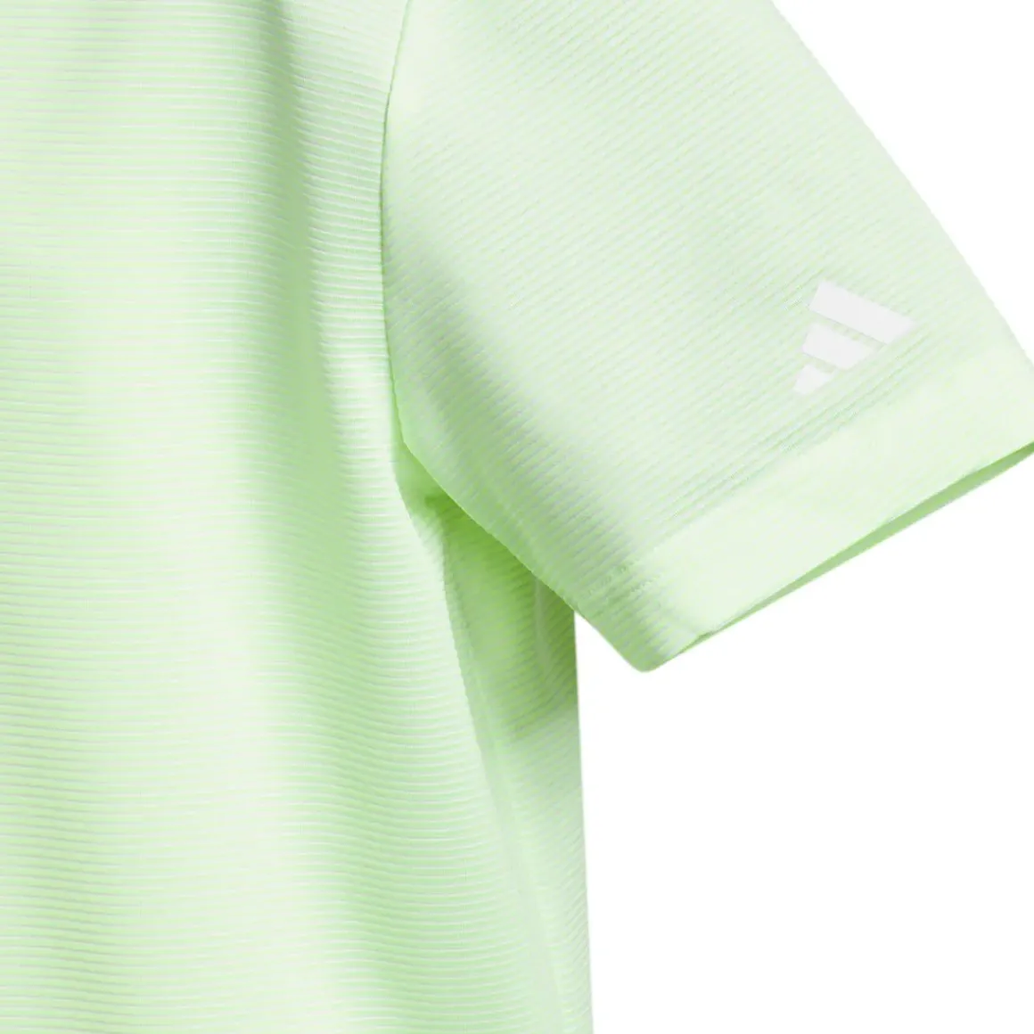 adidas Junior Striped Golf Polo Shirt