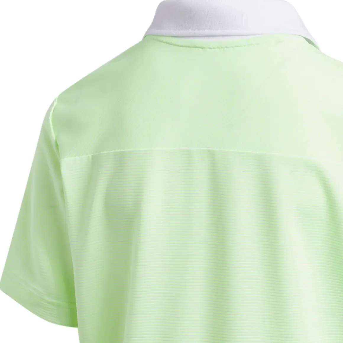 adidas Junior Striped Golf Polo Shirt