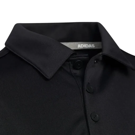 adidas Junior Three Stripe Stretch Golf Polo Shirt