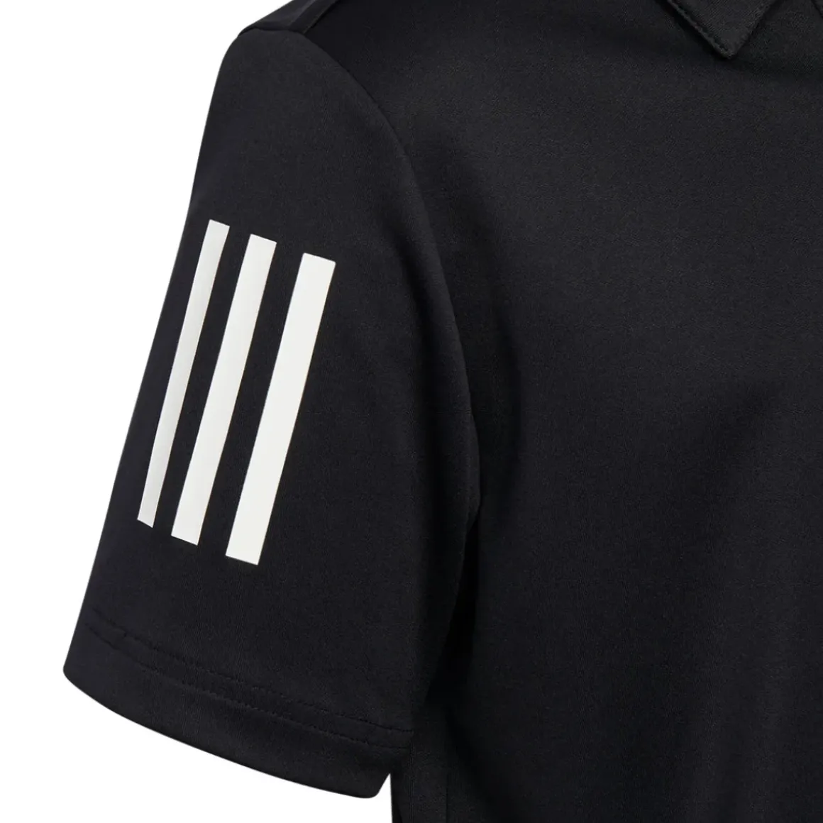 adidas Junior Three Stripe Stretch Golf Polo Shirt