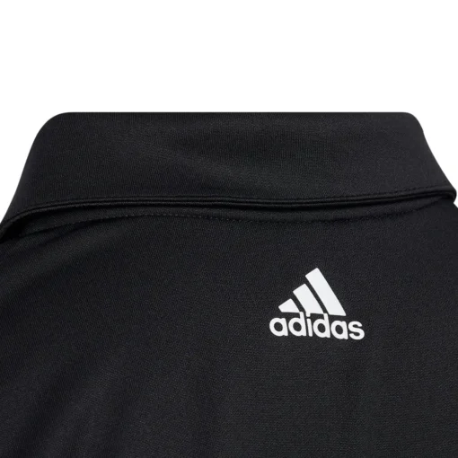 adidas Junior Three Stripe Stretch Golf Polo Shirt