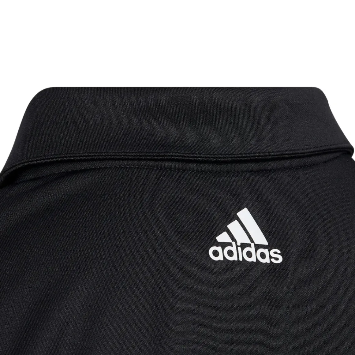 adidas Junior Three Stripe Stretch Golf Polo Shirt