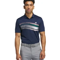adidas Men's Core Chest Stripe Golf Polo Shirt