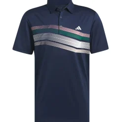 adidas Men's Core Chest Stripe Golf Polo Shirt