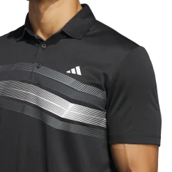 adidas Men's Core Chest Stripe Golf Polo Shirt