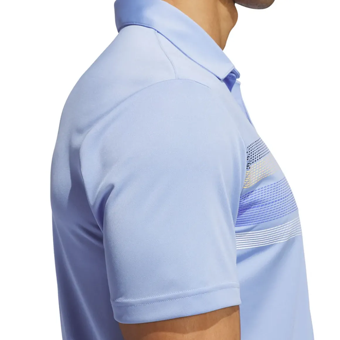 adidas Men's Core Chest Stripe Golf Polo Shirt