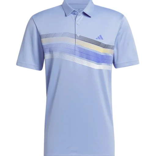 adidas Men's Core Chest Stripe Golf Polo Shirt