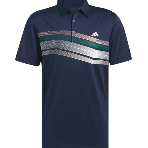 adidas Men's Core Chest Stripe Golf Polo Shirt