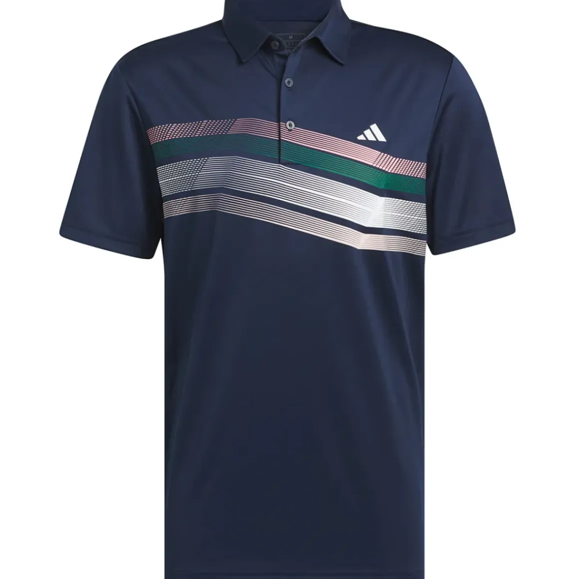 adidas Men's Core Chest Stripe Golf Polo Shirt