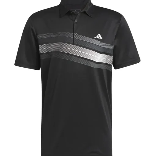 adidas Men's Core Chest Stripe Golf Polo Shirt