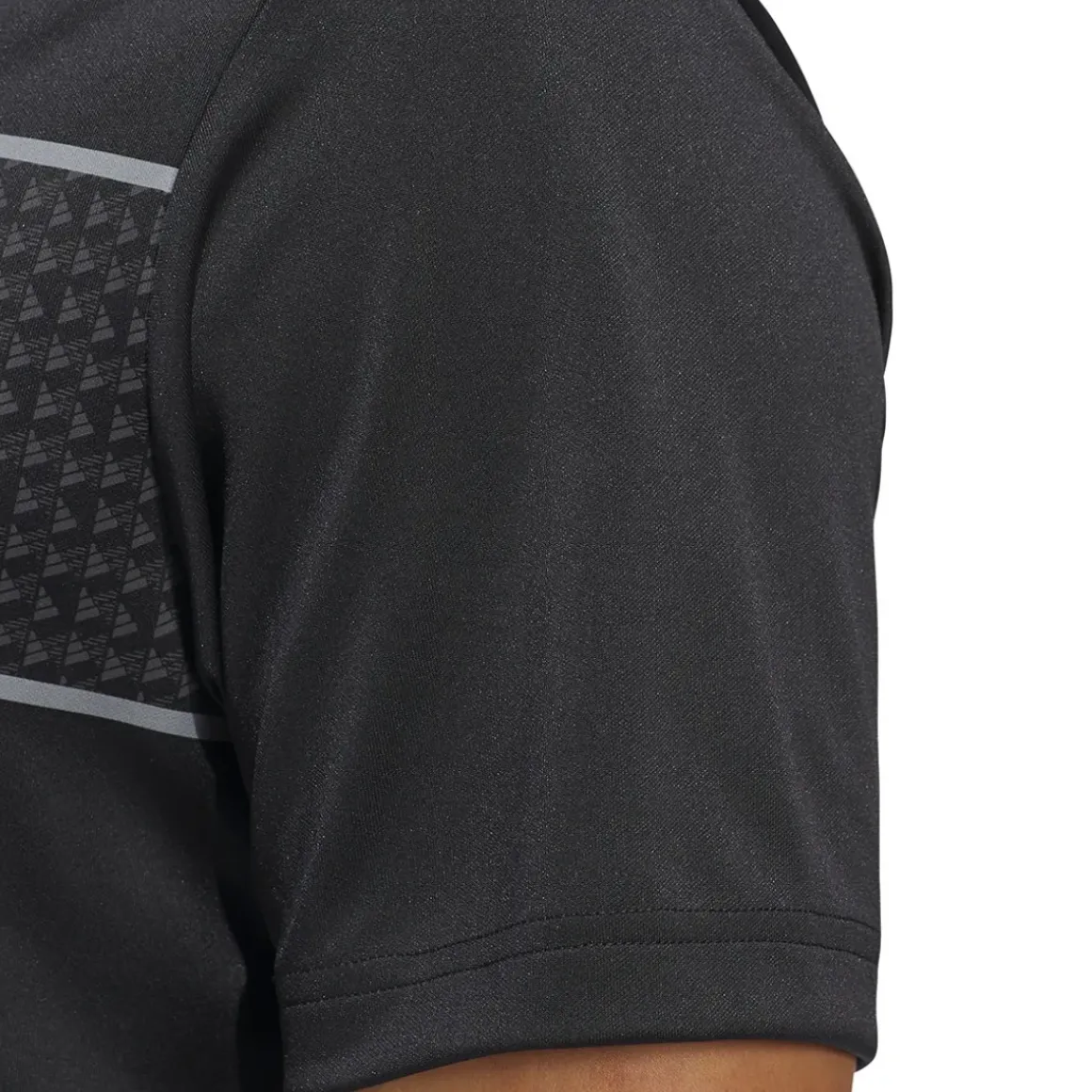 adidas Men's Core Chest Stripe Golf Polo Shirt