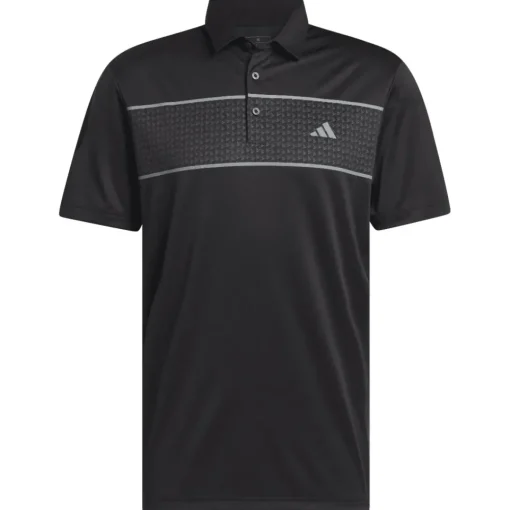 adidas Men's Core Chest Stripe Golf Polo Shirt