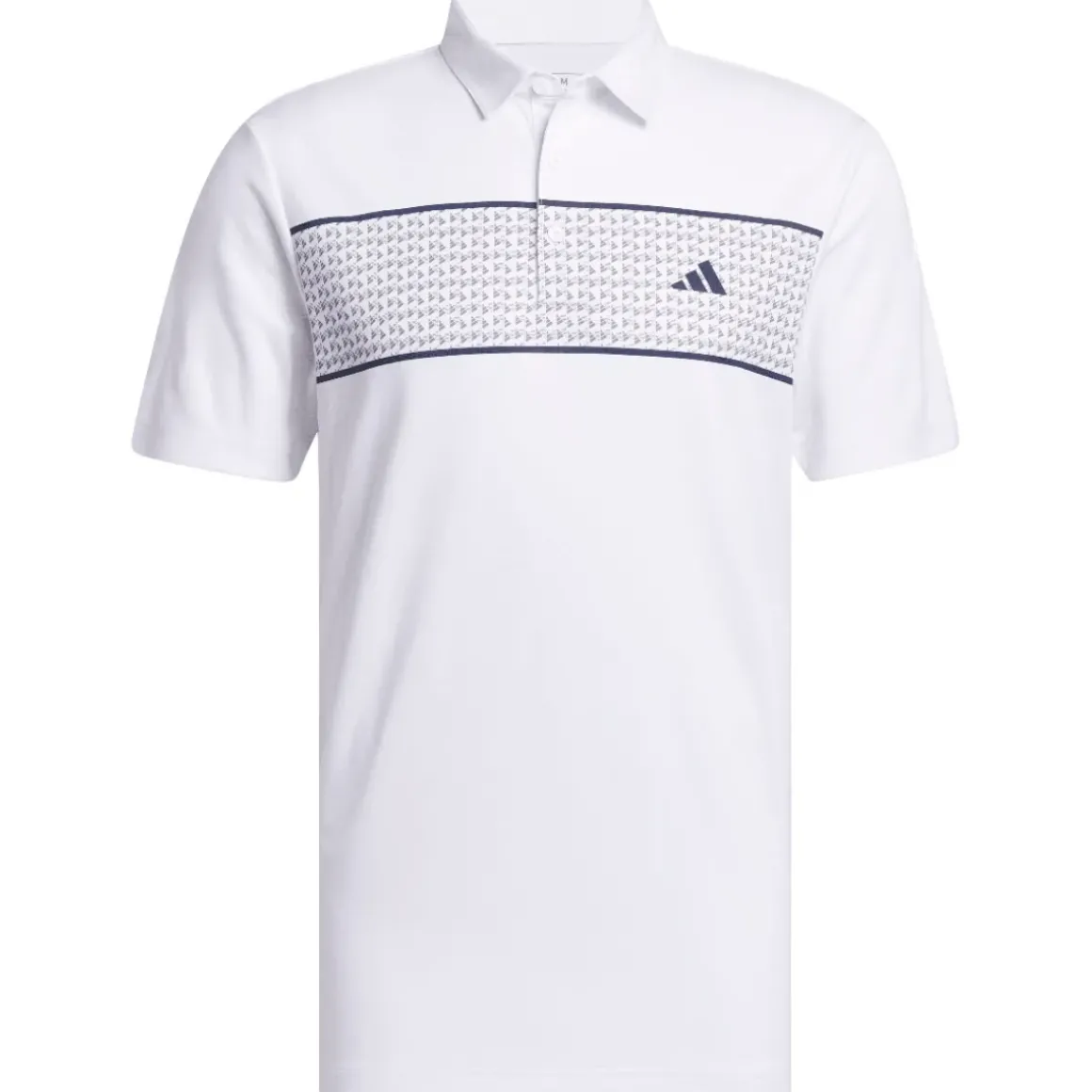 adidas Men's Core Chest Stripe Golf Polo Shirt