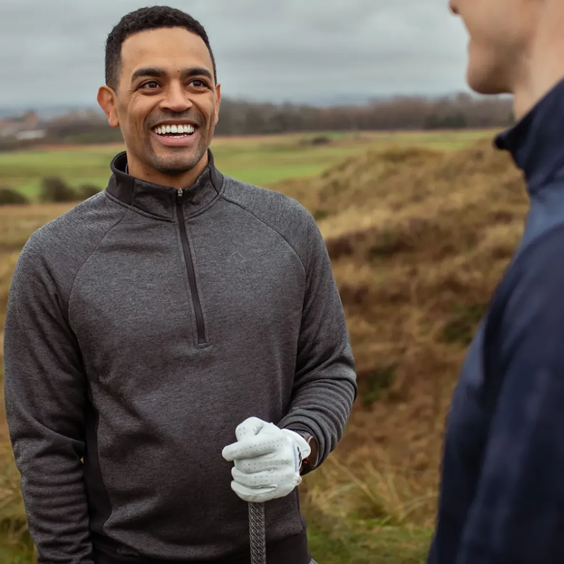 adidas Men's DWR Quarter Zip Golf Midlayer