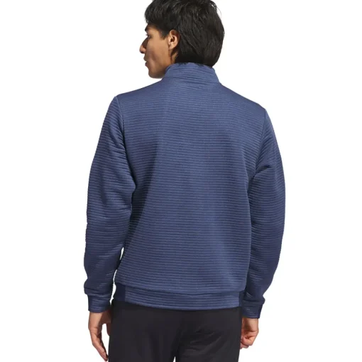 adidas Men's DWR Textured Quarter Zip Golf Mid Layer