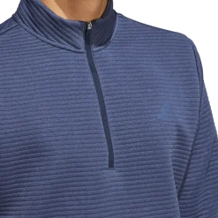 adidas Men's DWR Textured Quarter Zip Golf Mid Layer