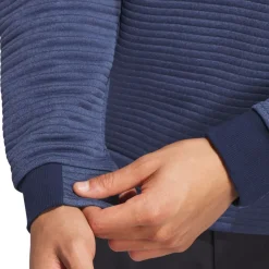 adidas Men's DWR Textured Quarter Zip Golf Mid Layer