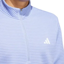 adidas Men's DWR Textured Quarter Zip Golf Mid Layer