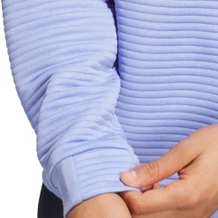 adidas Men's DWR Textured Quarter Zip Golf Mid Layer