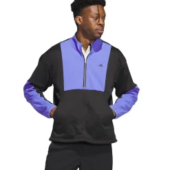 adidas Men's Go-To DWR Hybrid Half Zip Golf Mid Layer