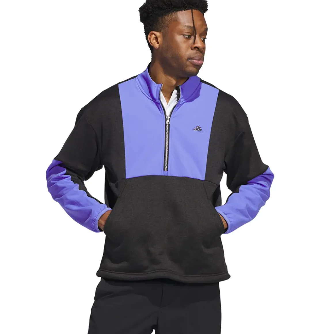 adidas Men's Go-To DWR Hybrid Half Zip Golf Mid Layer