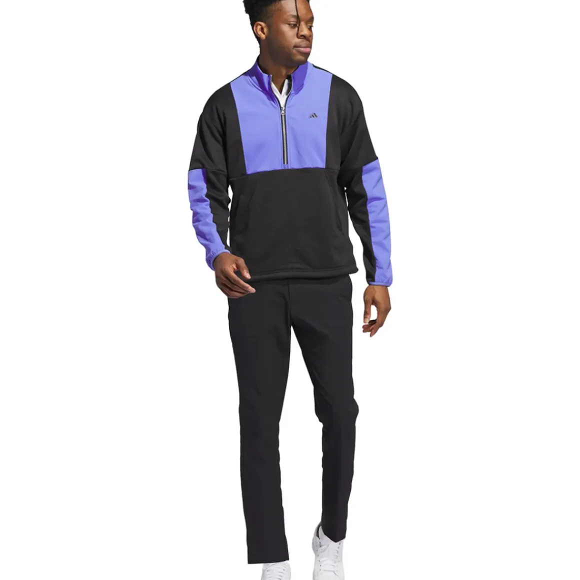 adidas Men's Go-To DWR Hybrid Half Zip Golf Mid Layer