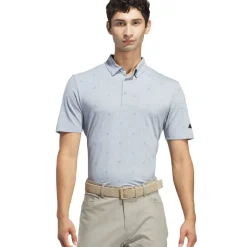 adidas Men's Go-To Print Golf Polo Shirt