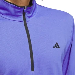 adidas Men's Lightweight Half Zip Golf Midlayer