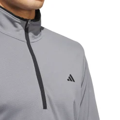 adidas Men's Lightweight Half Zip Golf Midlayer