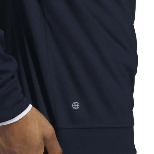 adidas Men's PRIMEGREEN UPF Half Zip Golf Midlayer