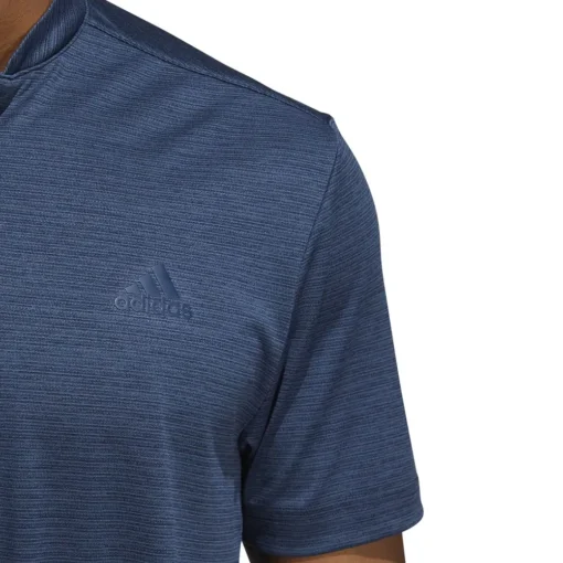 adidas Men's Textured Stripe Stretch Golf Polo Shirt