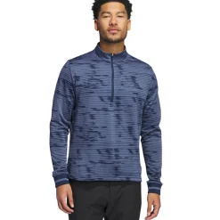 adidas Men's Ultimate365 Linear Stripe Quarter Zip Golf Mid Layer