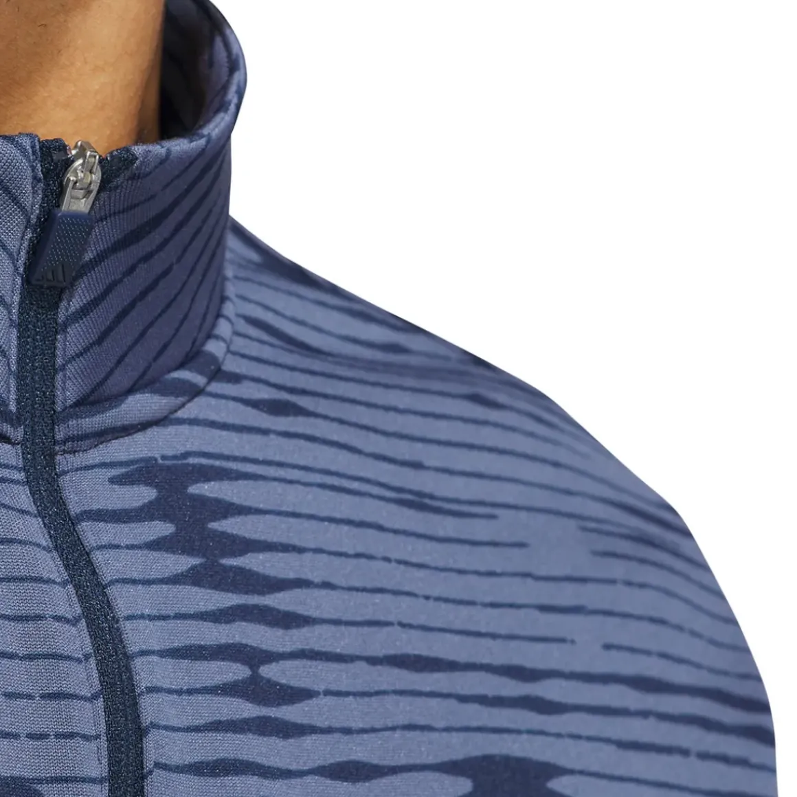 adidas Men's Ultimate365 Linear Stripe Quarter Zip Golf Mid Layer