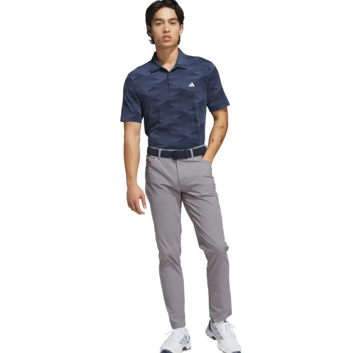 adidas Men's Ultimate365 Speed Stripe Golf Polo Shirt