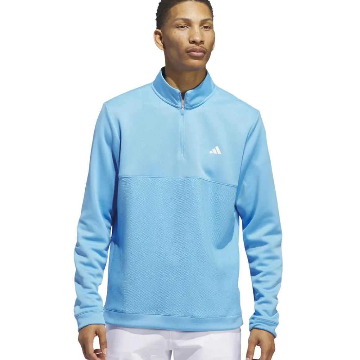adidas Men's Ultimate365 Textured Quarter Zip Golf Mid Layer