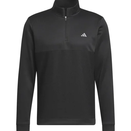 adidas Men's Ultimate365 Textured Quarter Zip Golf Mid Layer