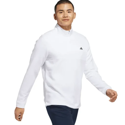 adidas Men's Ultimate365 Textured Quarter Zip Golf Mid Layer