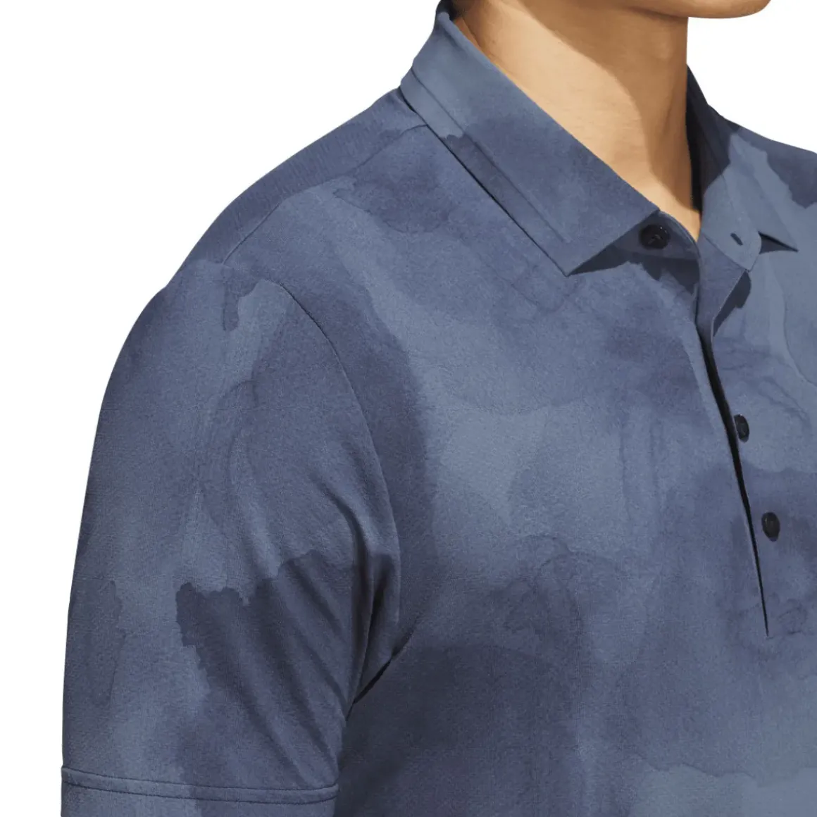 adidas Men's Ultimate365 Tour Printed Left Chest Golf Polo Shirt
